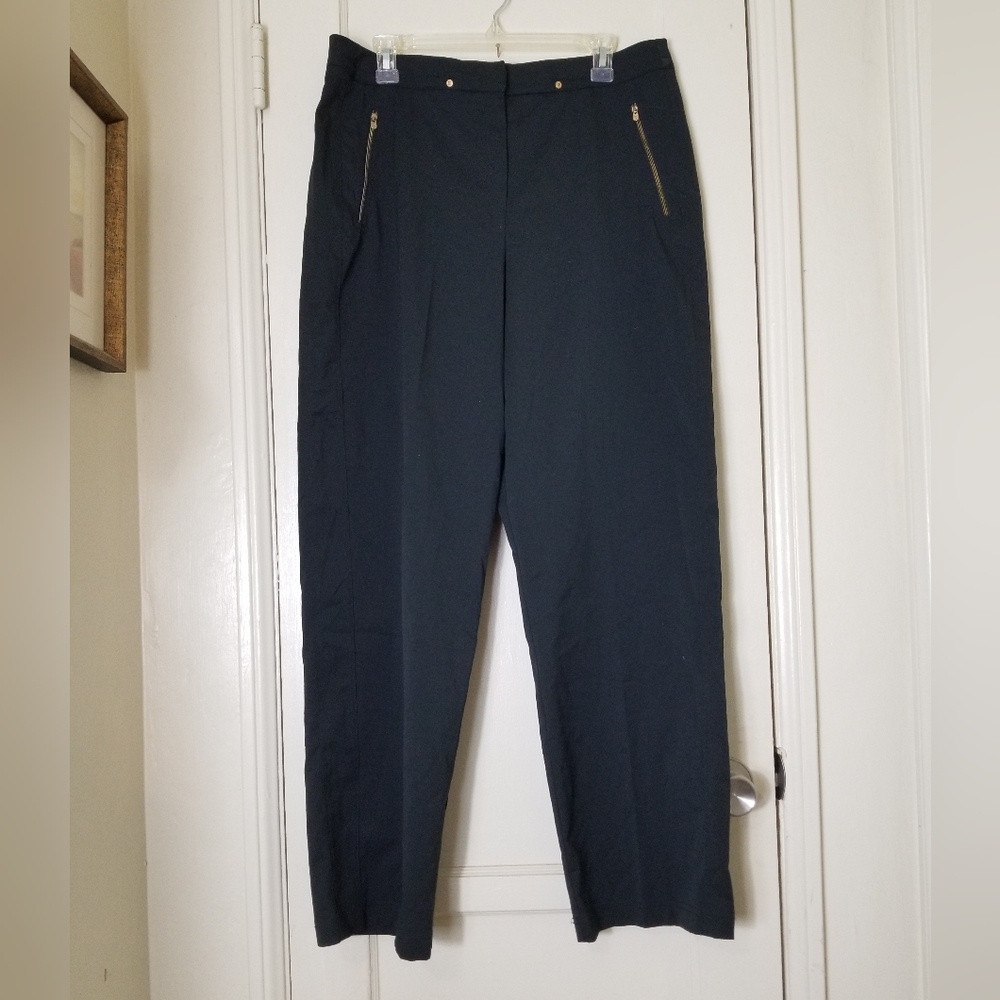 TAIL TECH PERFORMANCE black zipper straight leg golf active pants